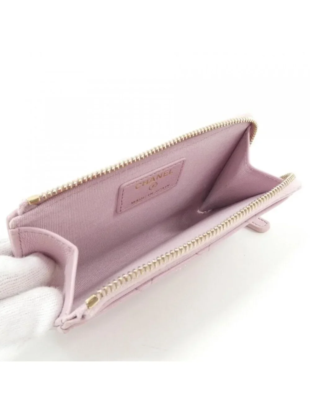 Chanel Card Case Card Holders Pink